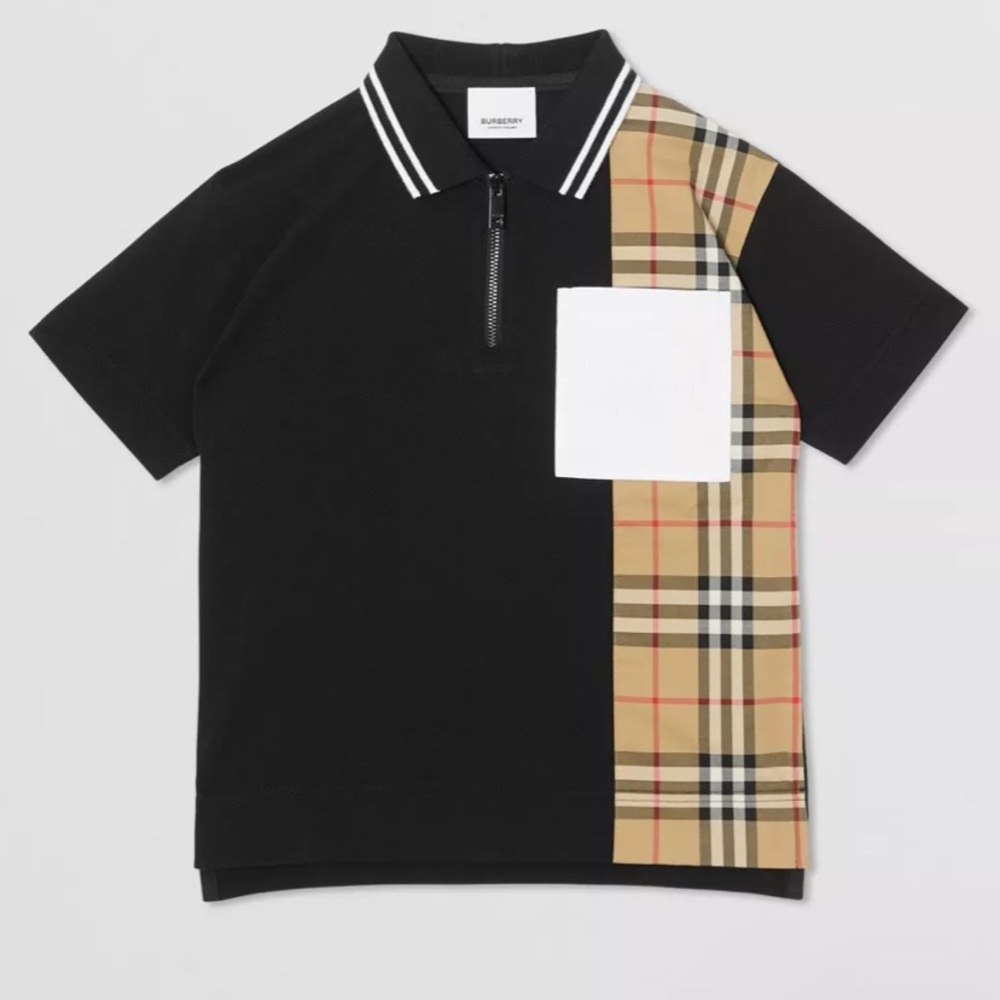 Burberry kids, 3T polo shirt for boy